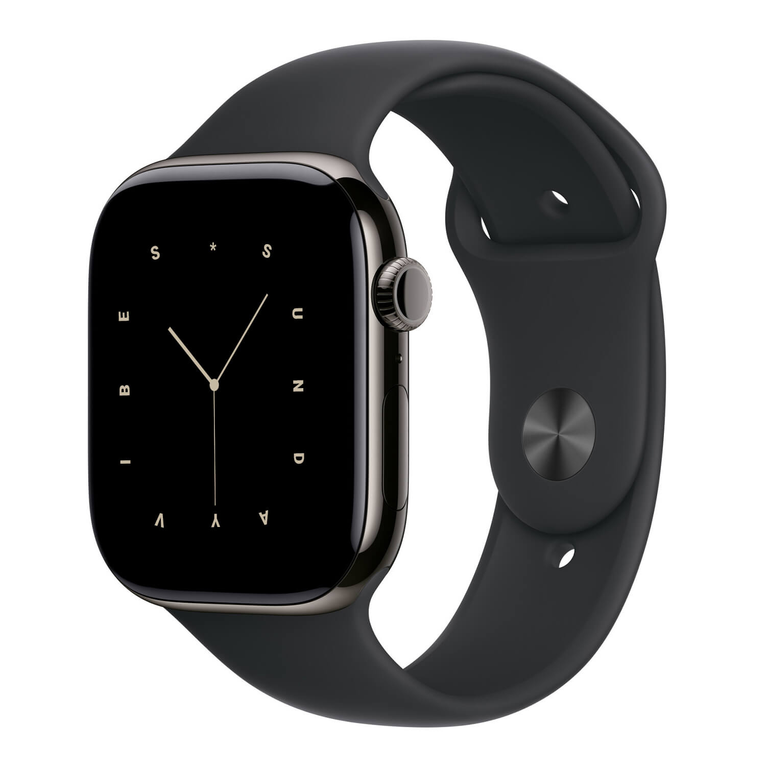 Silicone Sport Band - Black