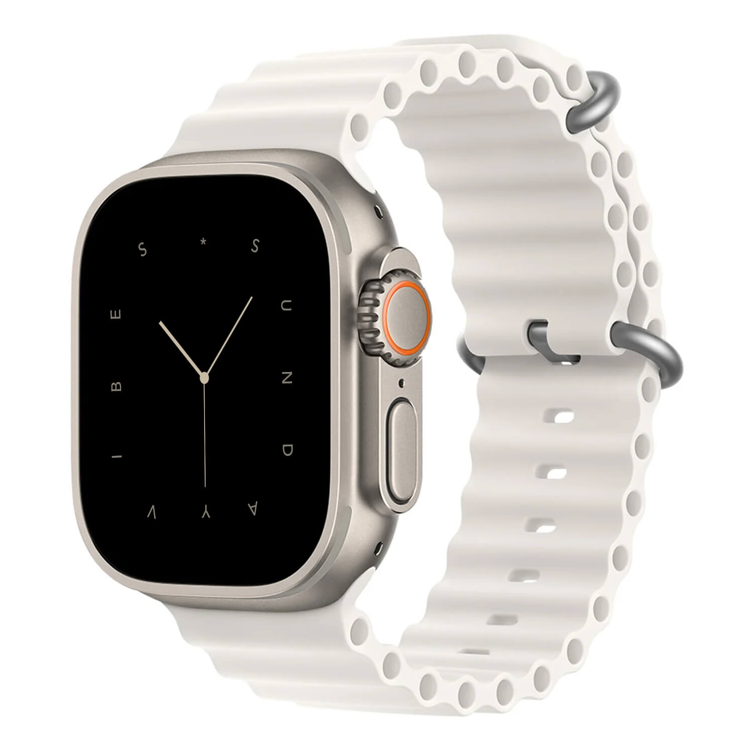 Silicone Ocean Band - White