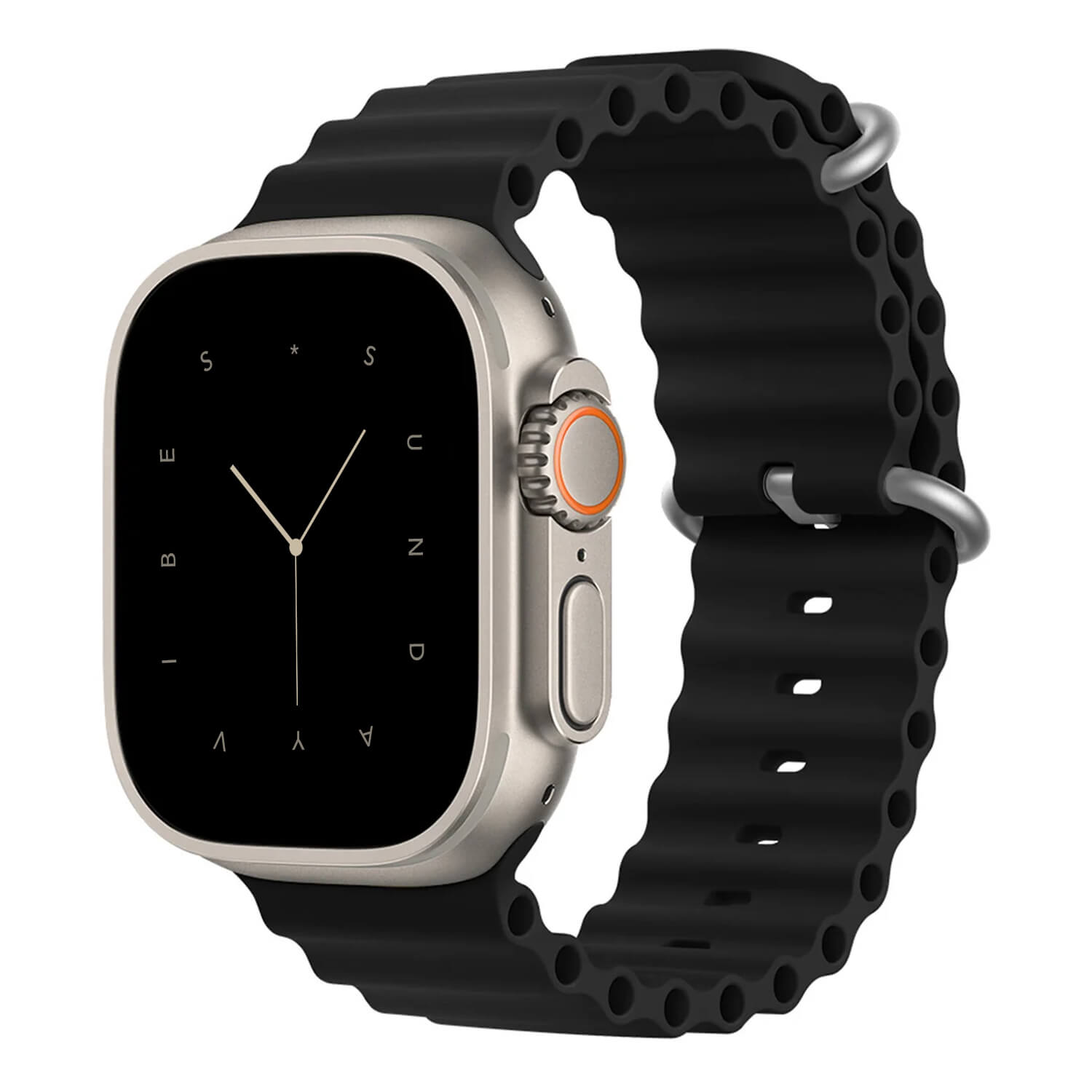 Silicone Ocean Band - Black