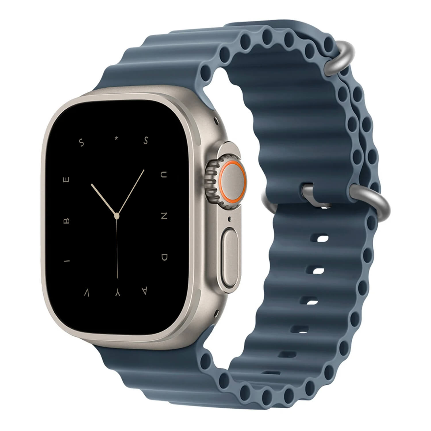 Silicone Ocean Band - Slate Blue
