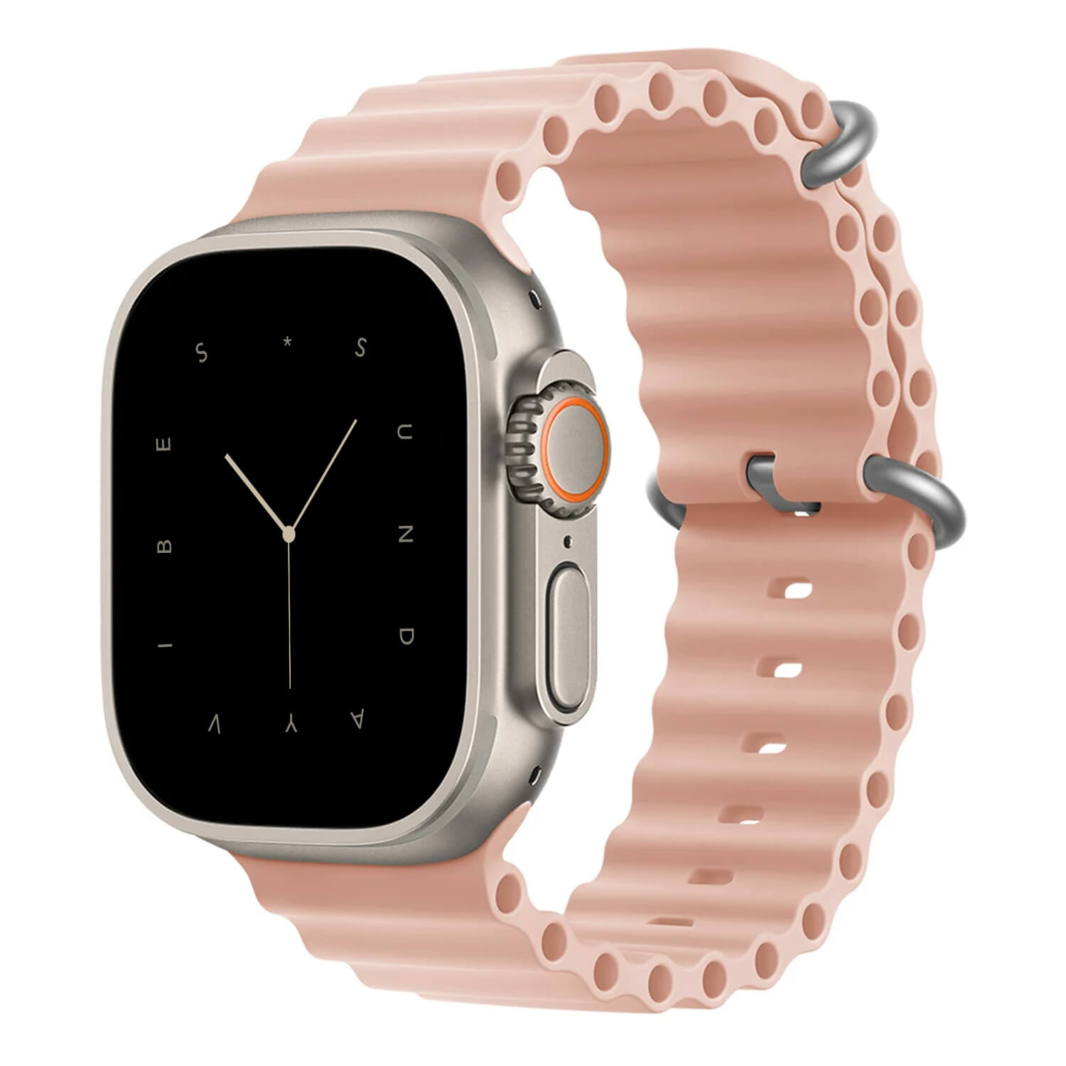 Silicone Ocean Band - Sand Pink