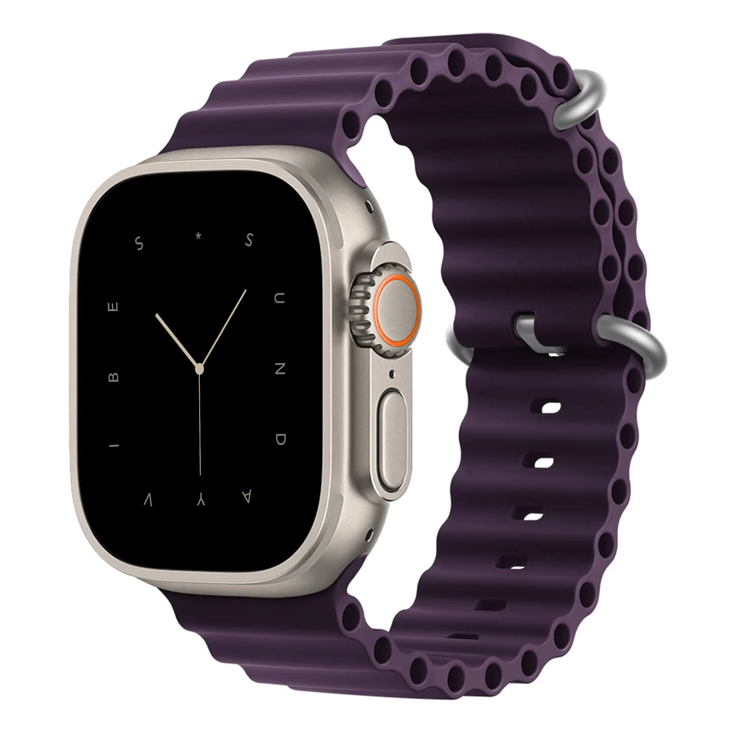 Silicone Ocean Band - Elderberry