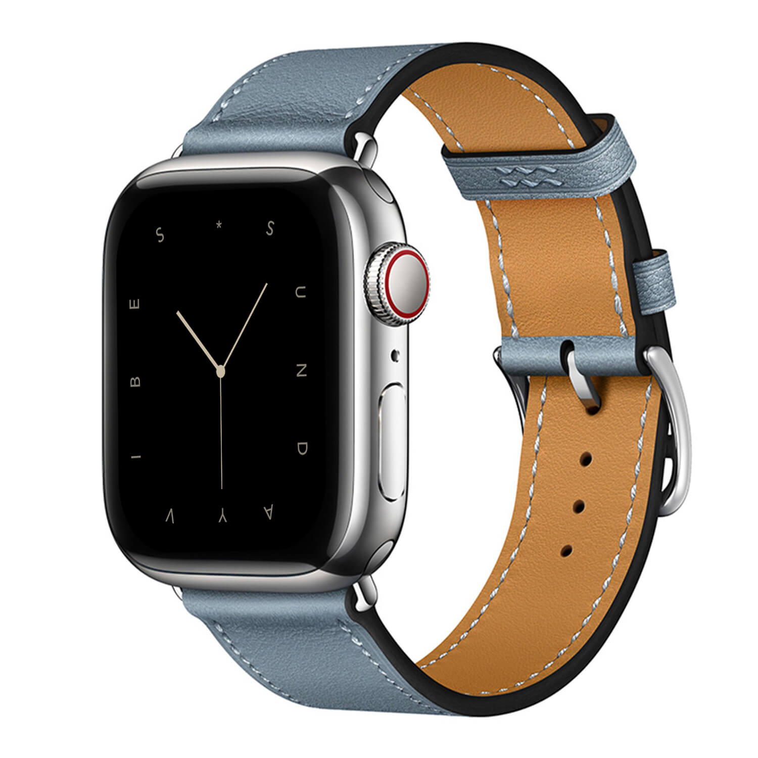 Classic Leather Single Tour - Blue Lin