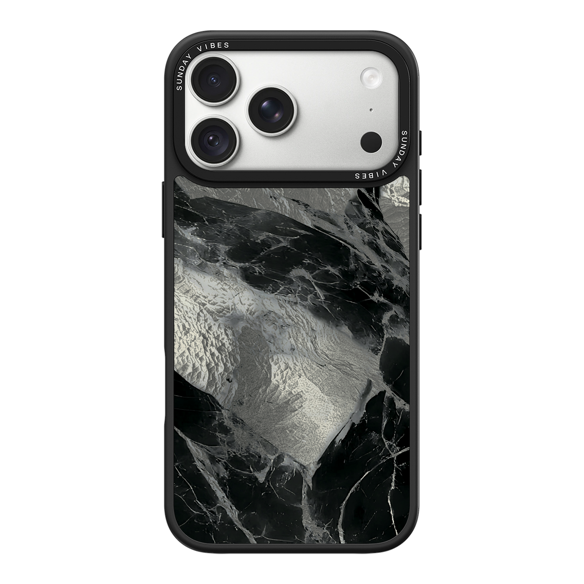 Monochrome Marble iPhone Case