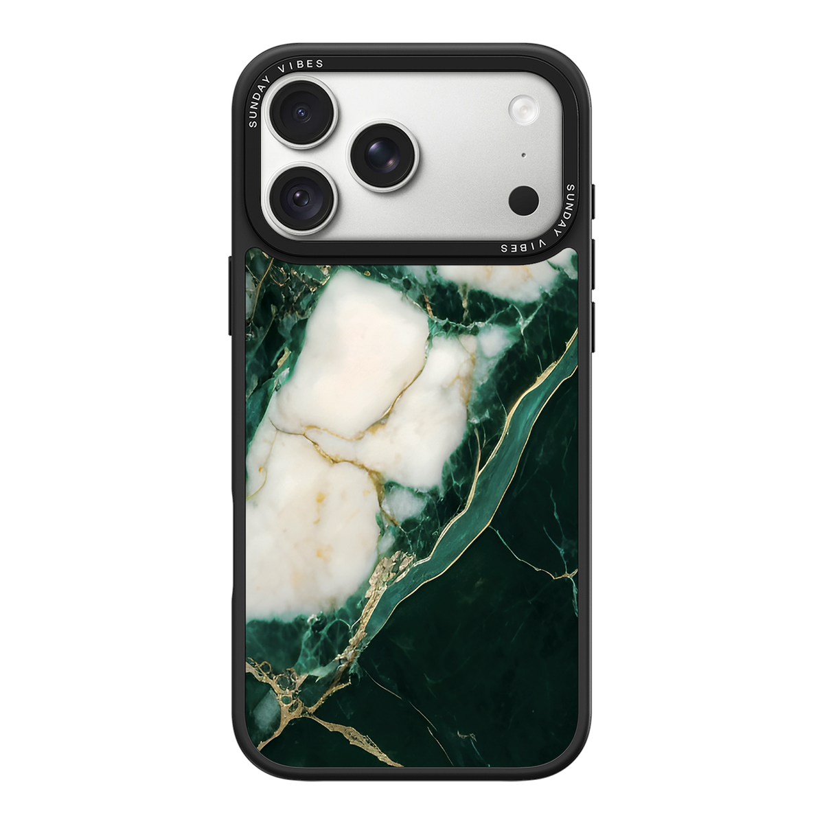 Emerald Vein Marble iPhone Case