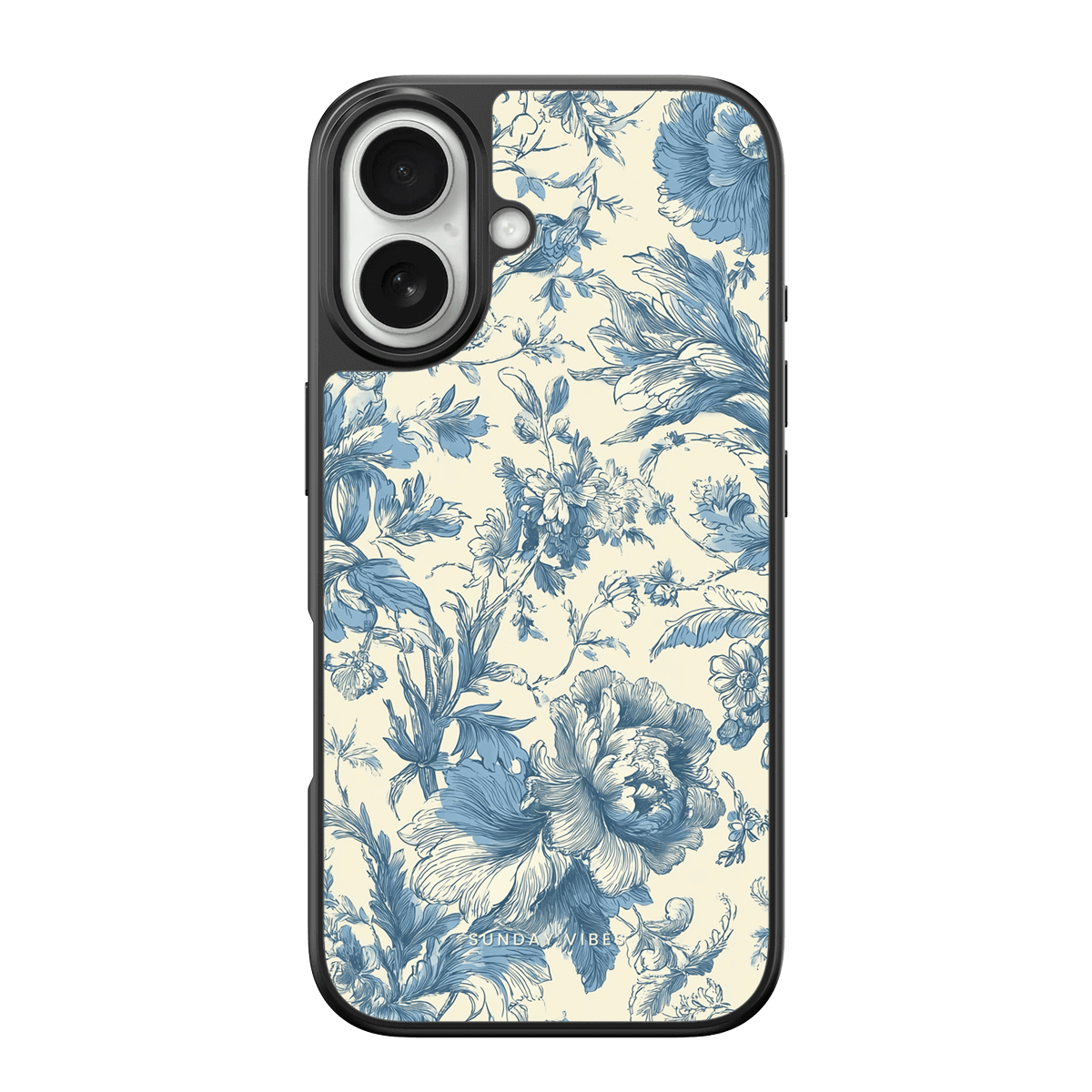 Celestial Blue Bloom iPhone Case