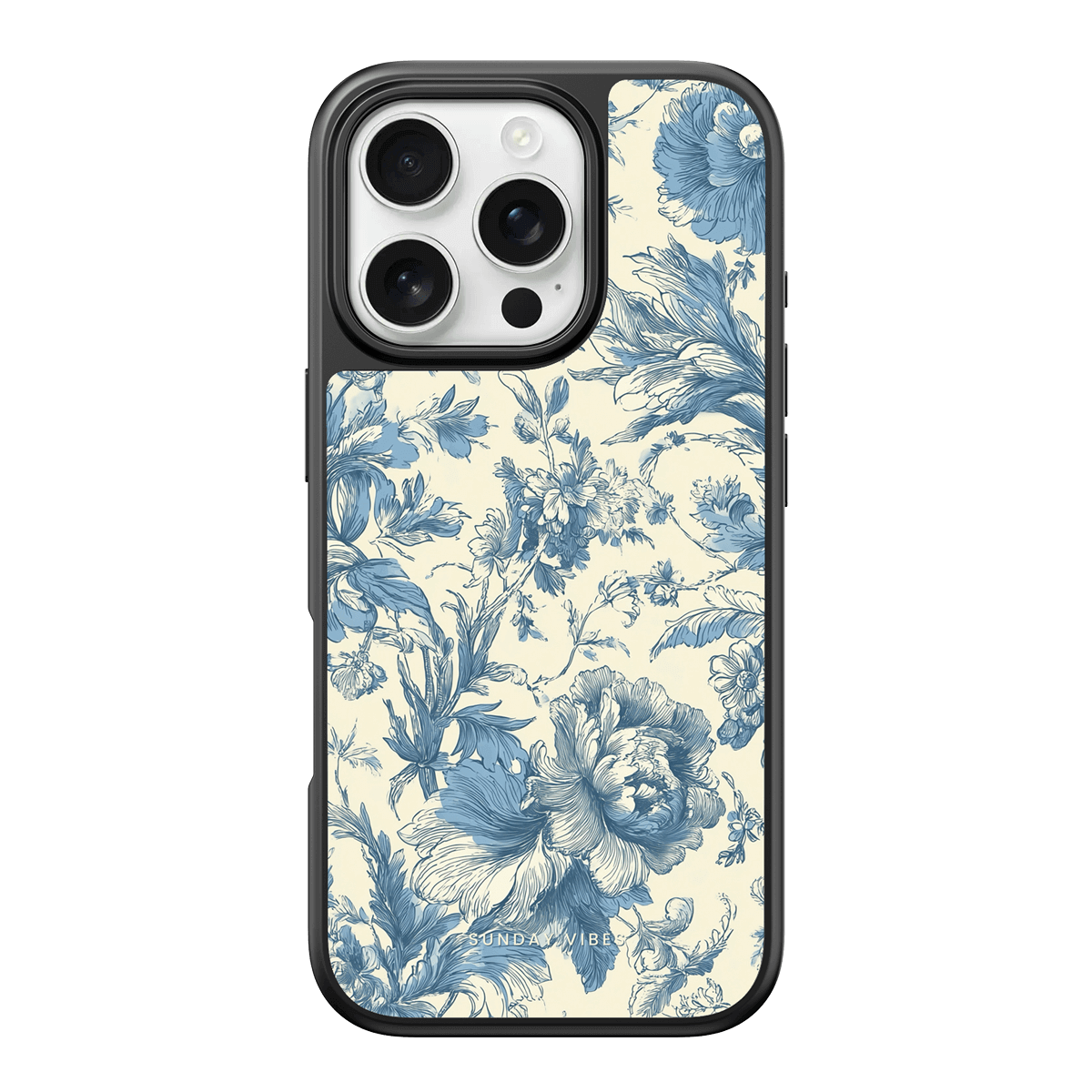 Celestial Blue Bloom iPhone Case