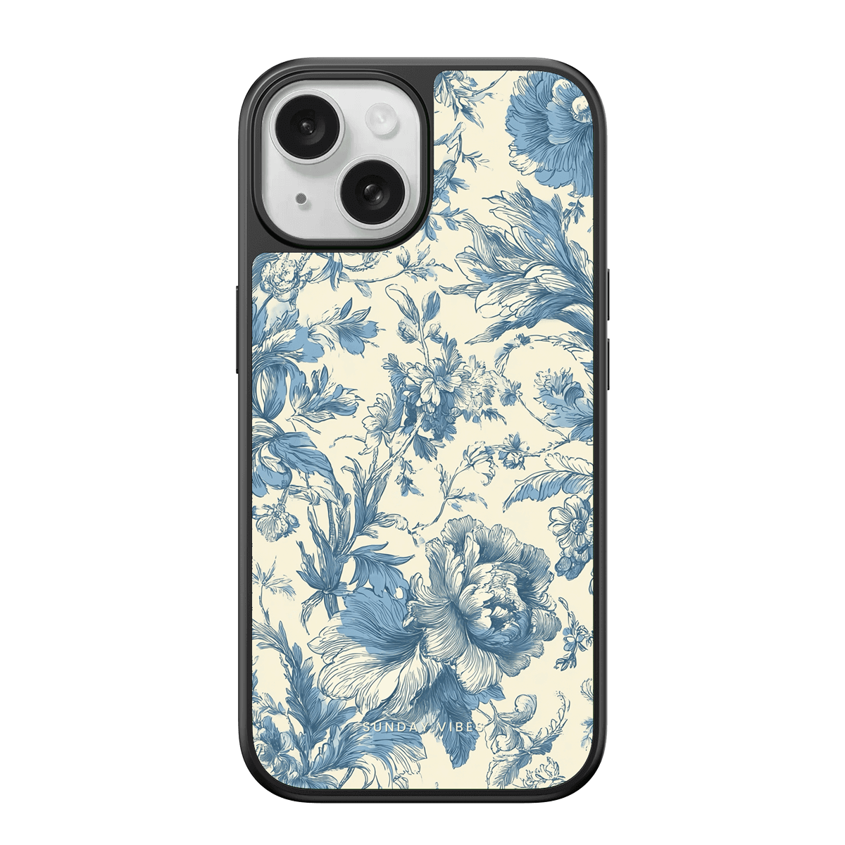 Celestial Blue Bloom iPhone Case