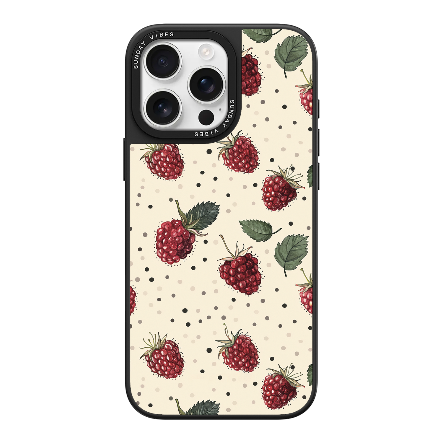 Raspberry Delight iPhone Case