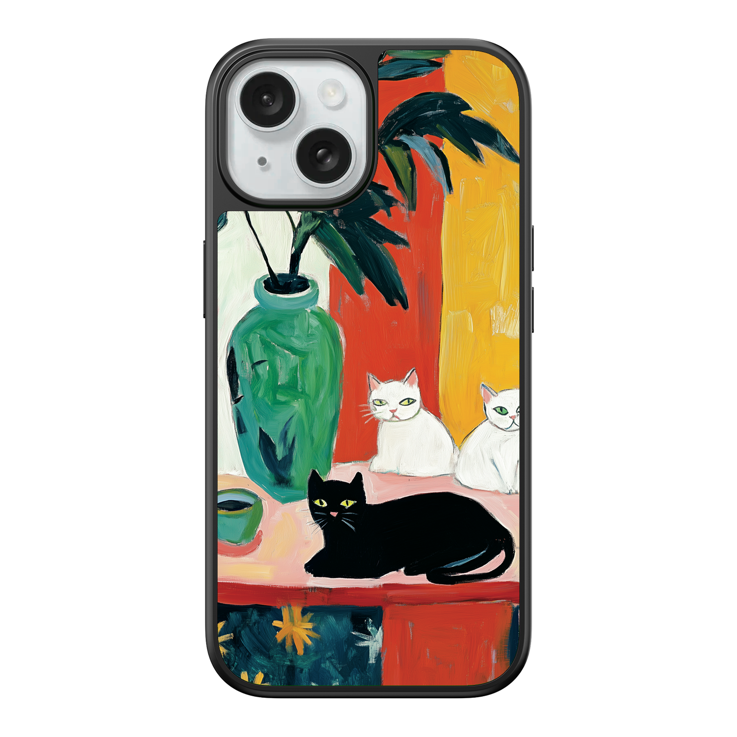 Feline Artistry iPhone Case