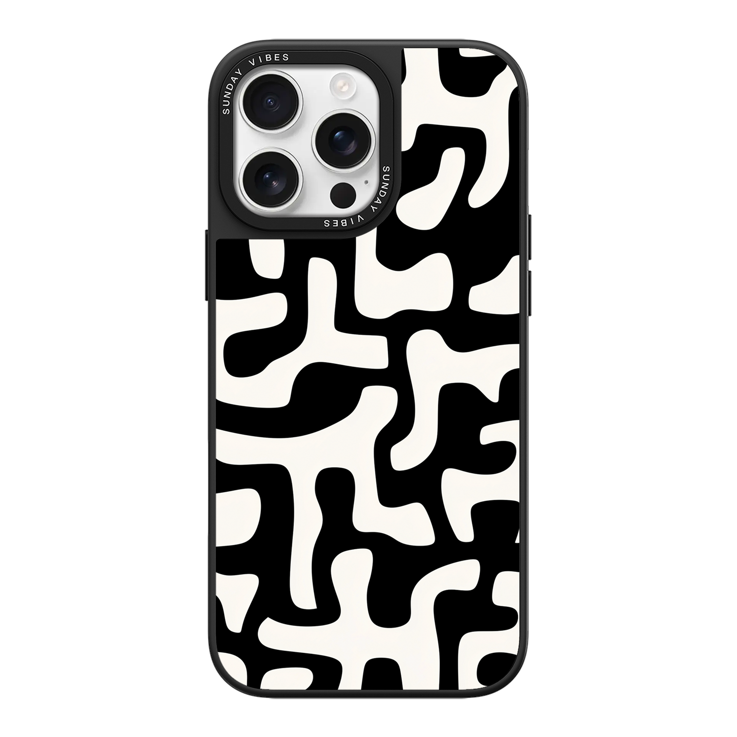 Monochrome Moo iPhone Case