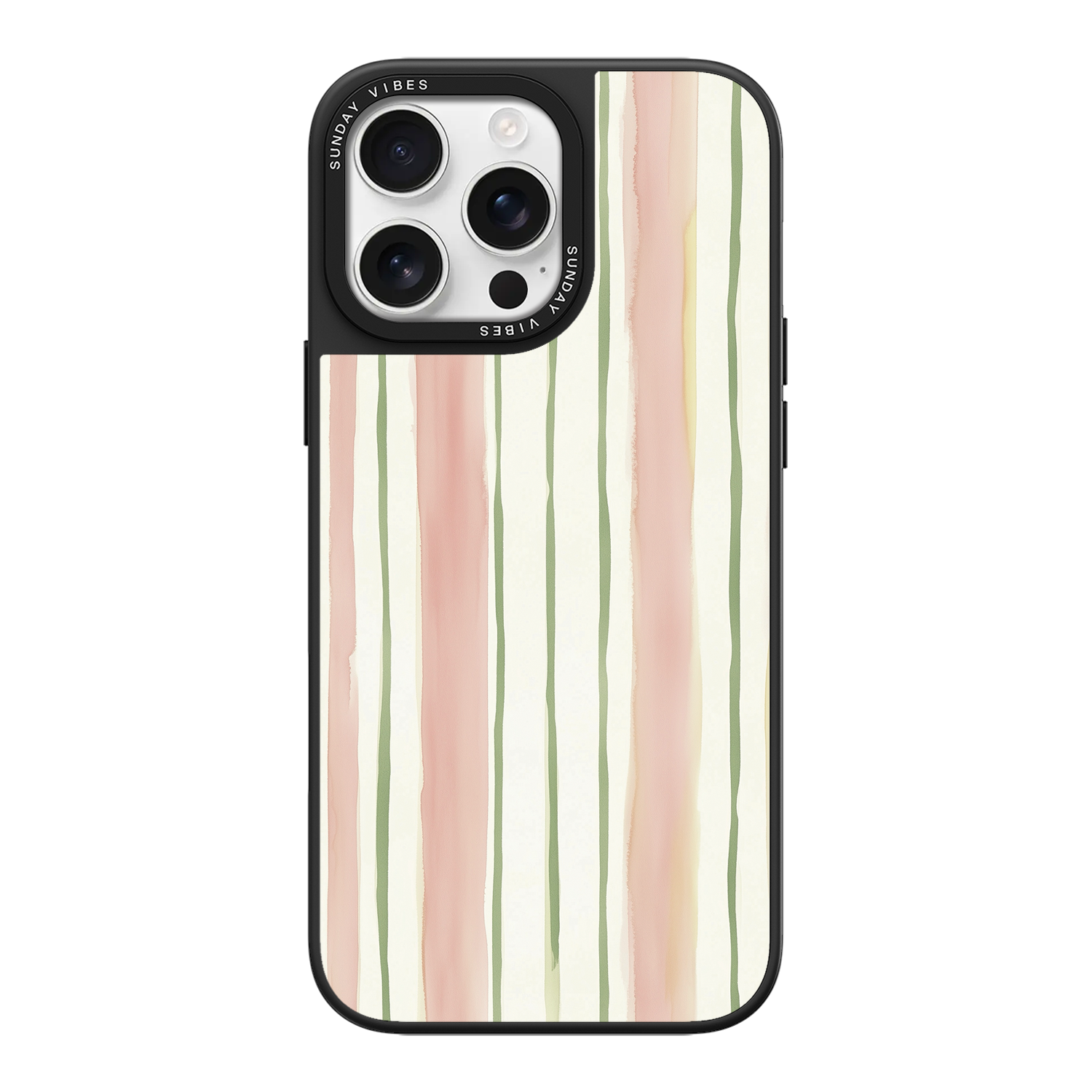 Pastel Stripe Serenade iPhone Case