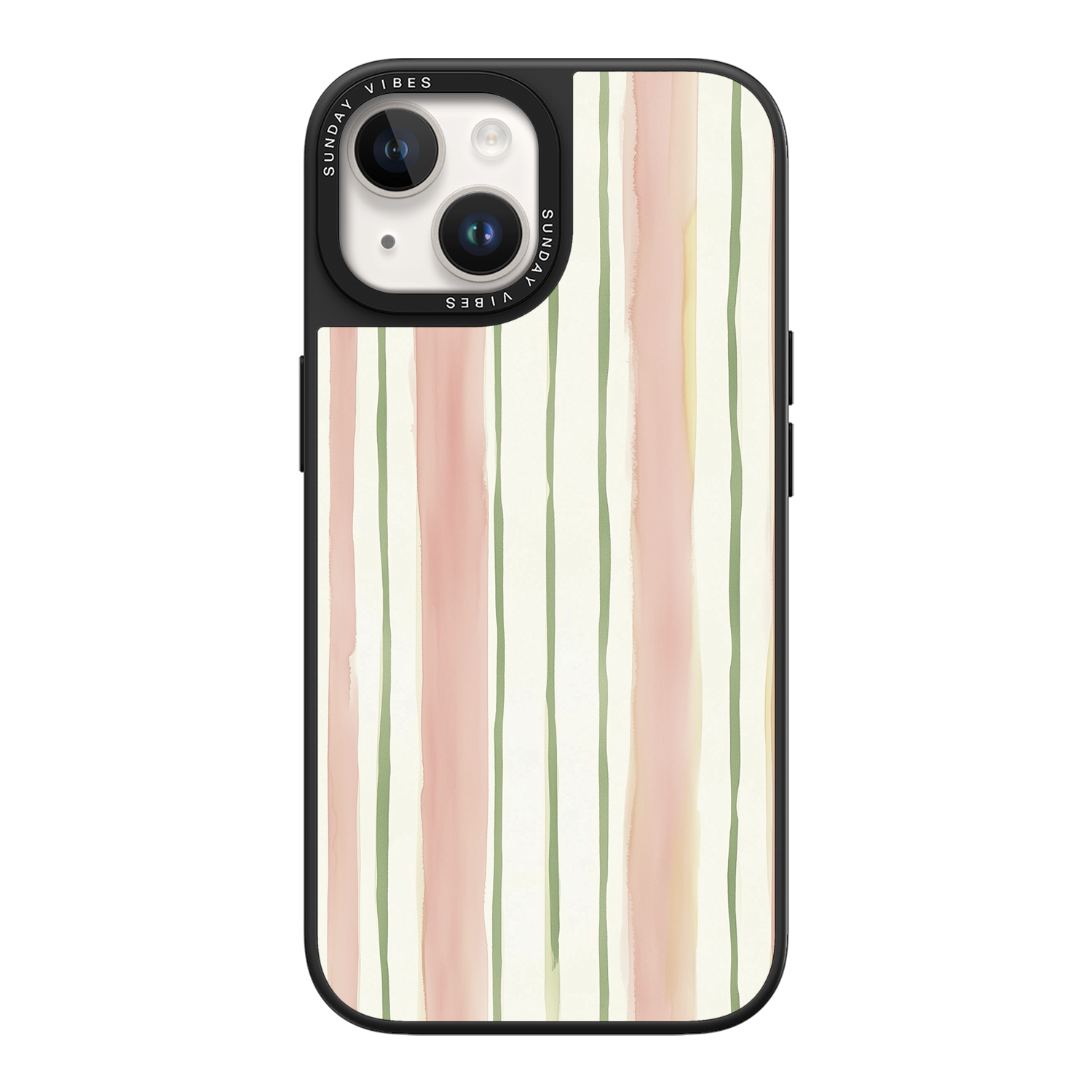 Pastel Stripe Serenade iPhone Case