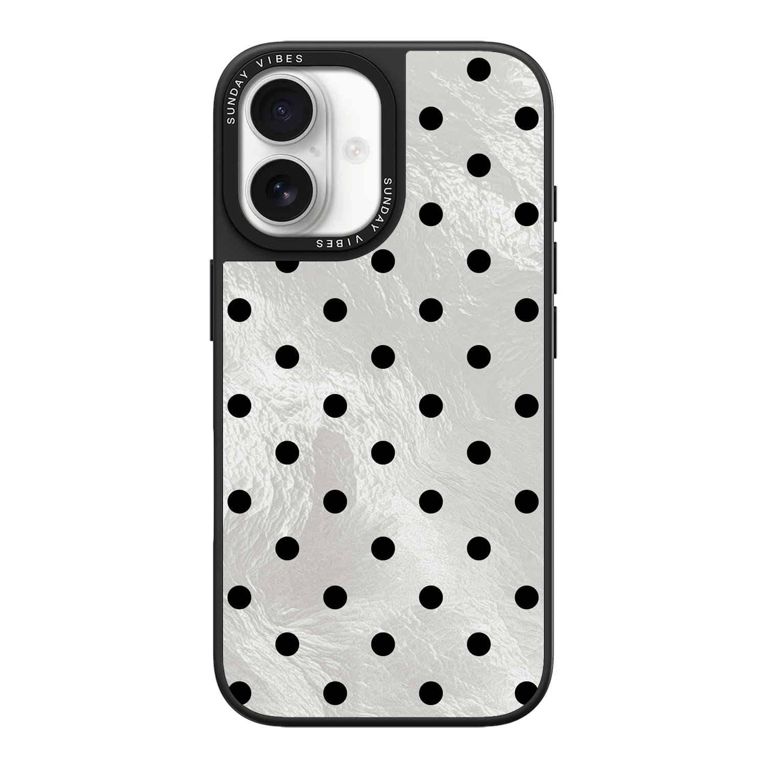 Moon Dust Polka iPhone Case
