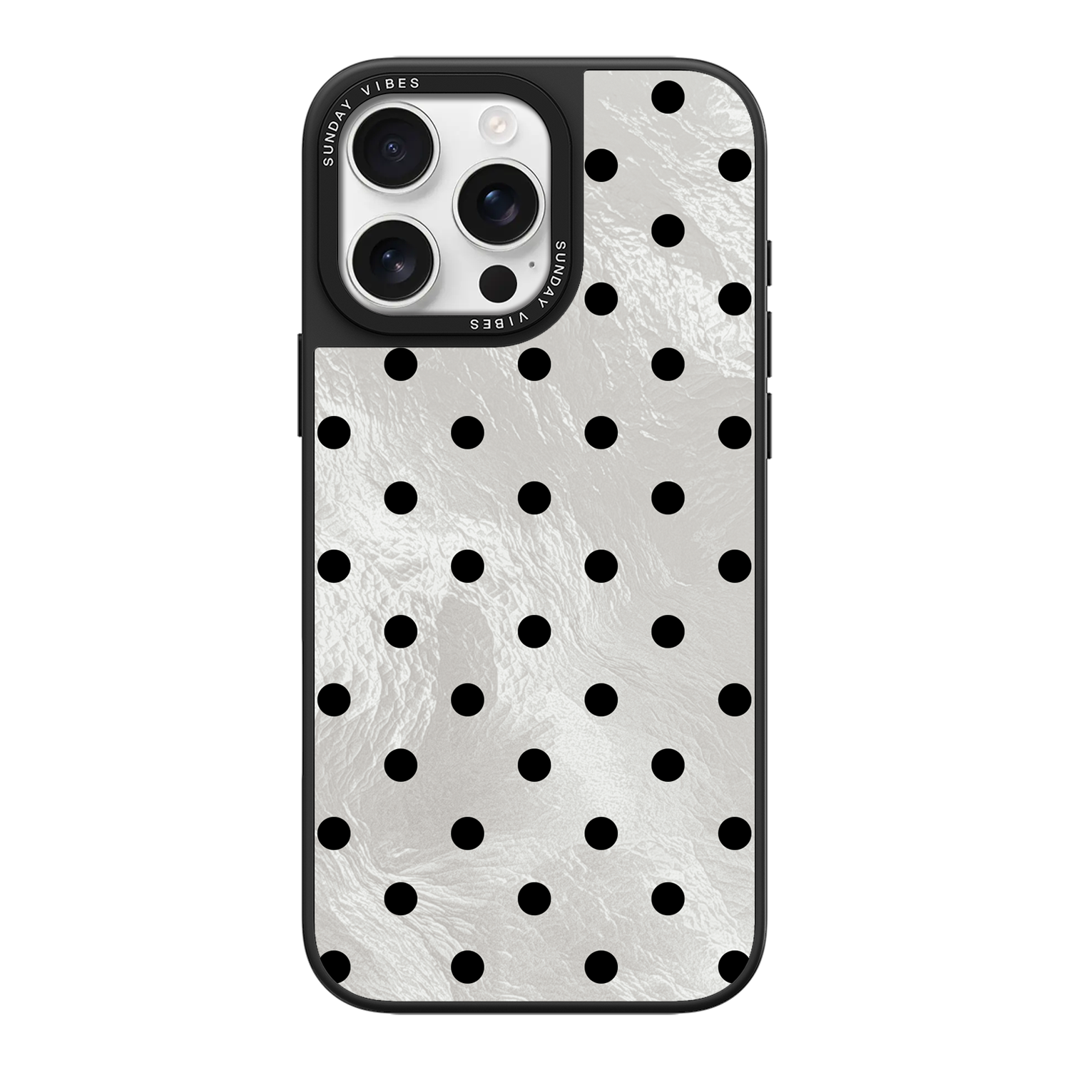 Moon Dust Polka iPhone Case