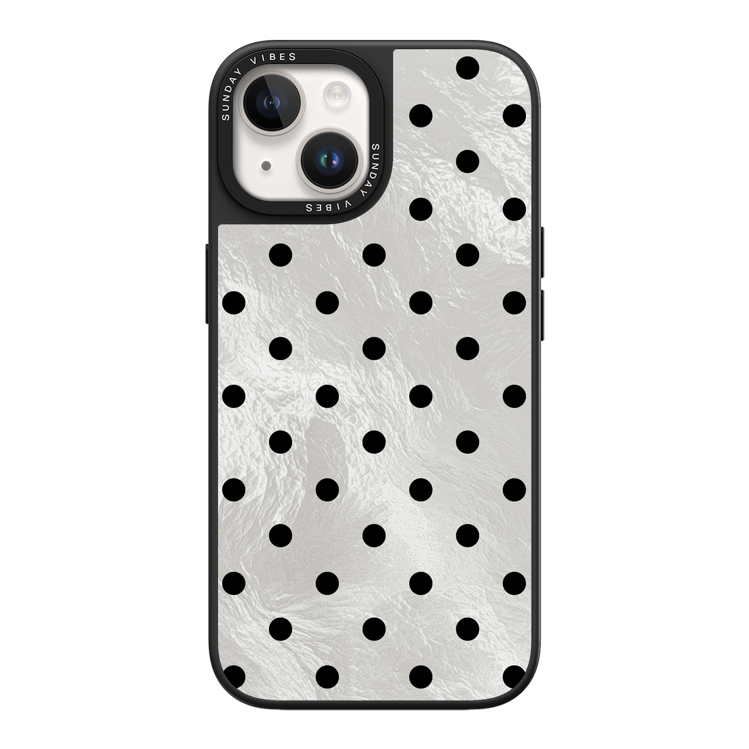 Moon Dust Polka iPhone Case