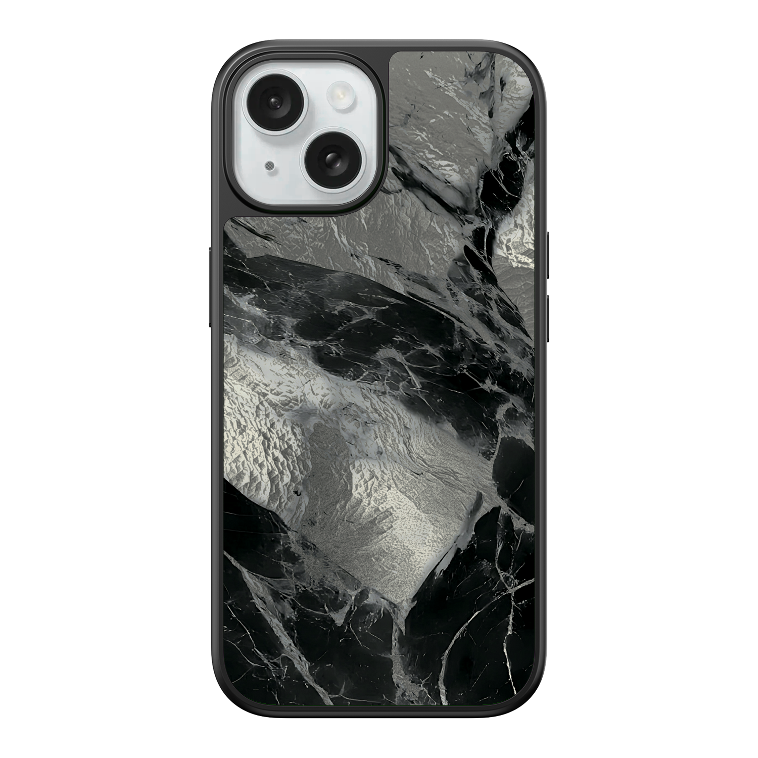 Monochrome Marble iPhone Case