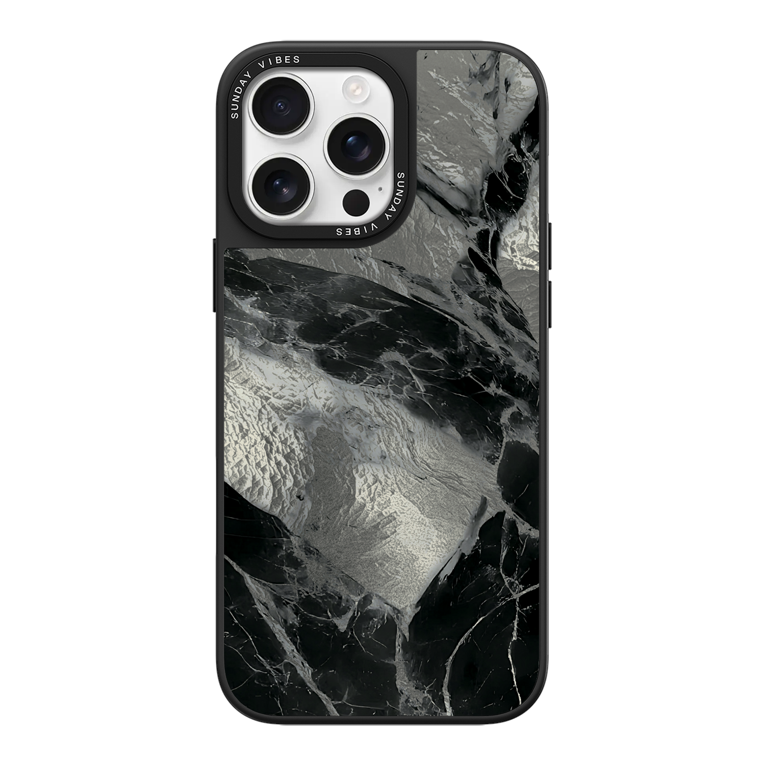 Monochrome Marble iPhone Case