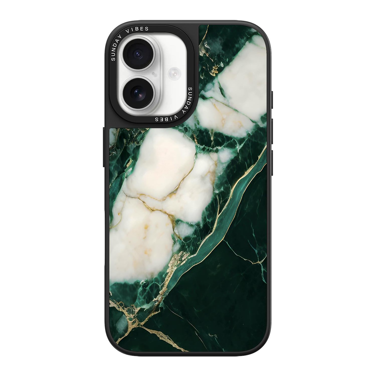 Emerald Vein Marble iPhone Case