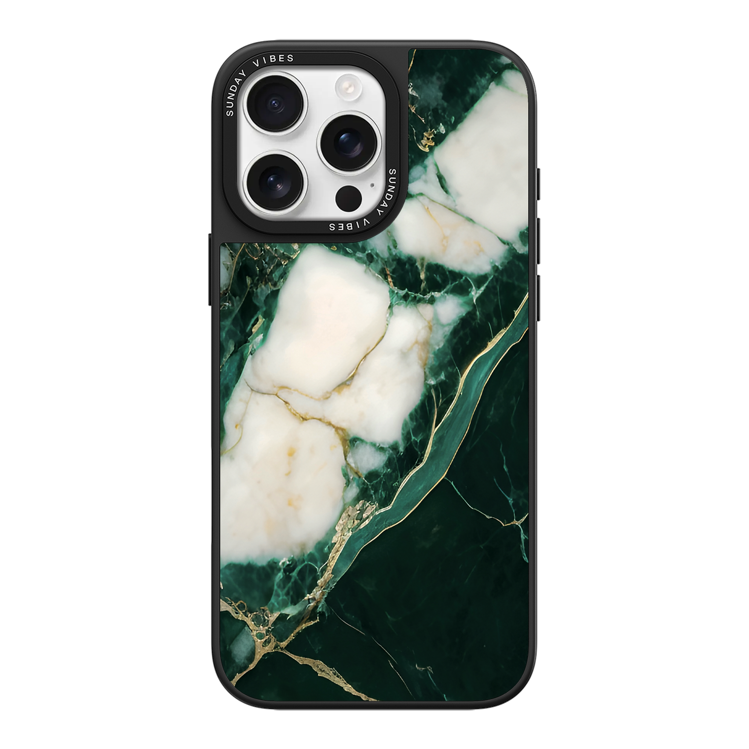 Emerald Vein Marble iPhone Case