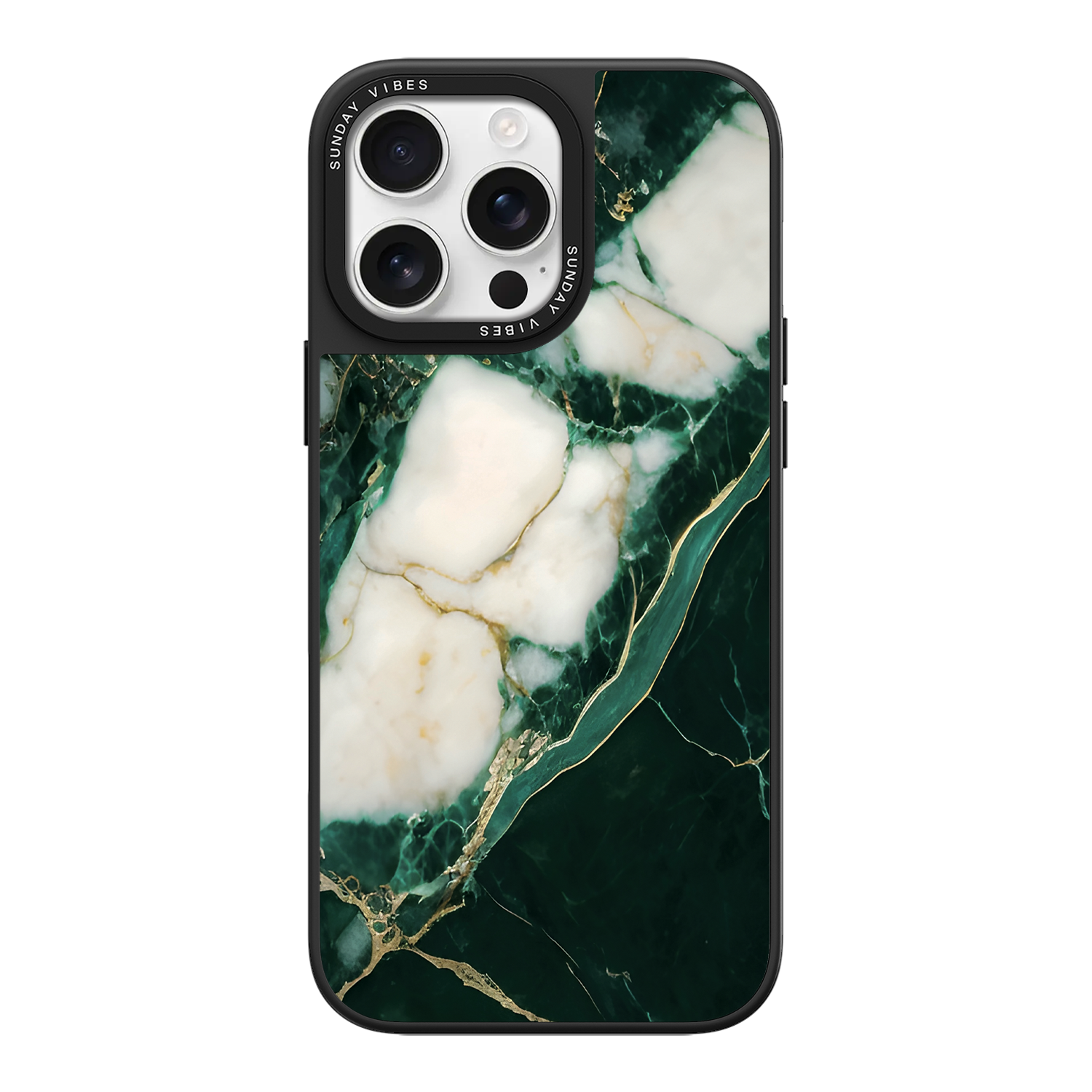 Emerald Vein Marble iPhone Case