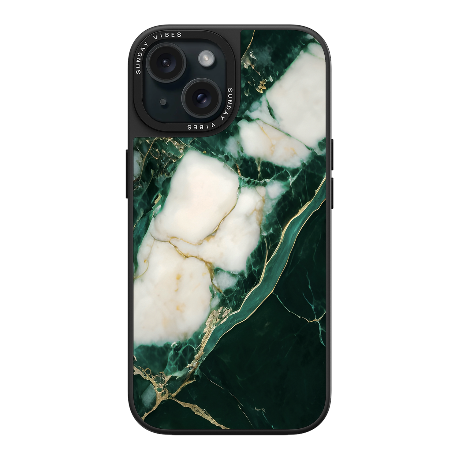 Emerald Vein Marble iPhone Case