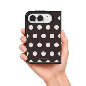 Cocoa Polka iPhone Duo Case