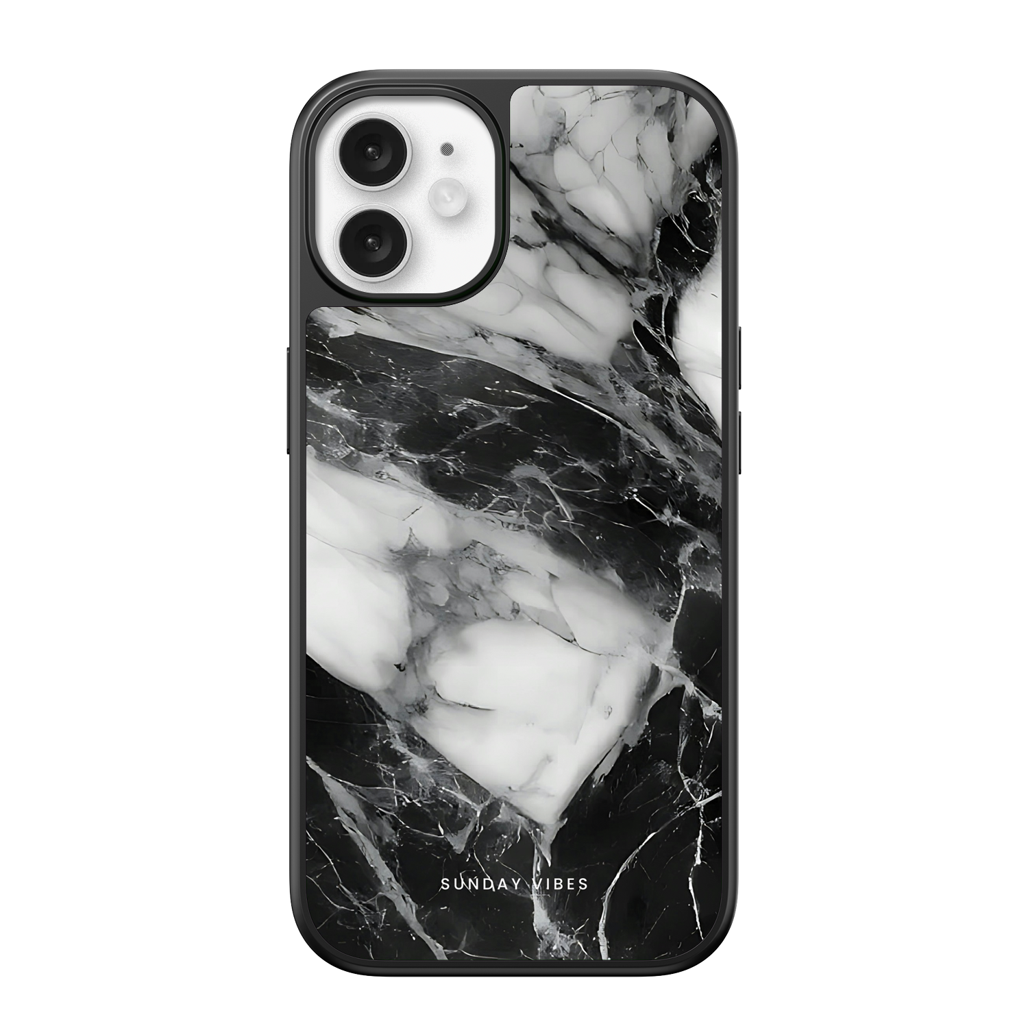 Monochrome Marble iPhone Case