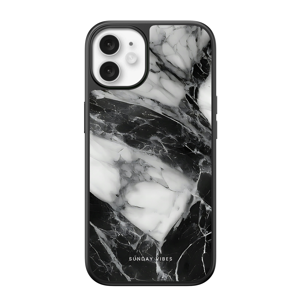 Monochrome Marble iPhone Case