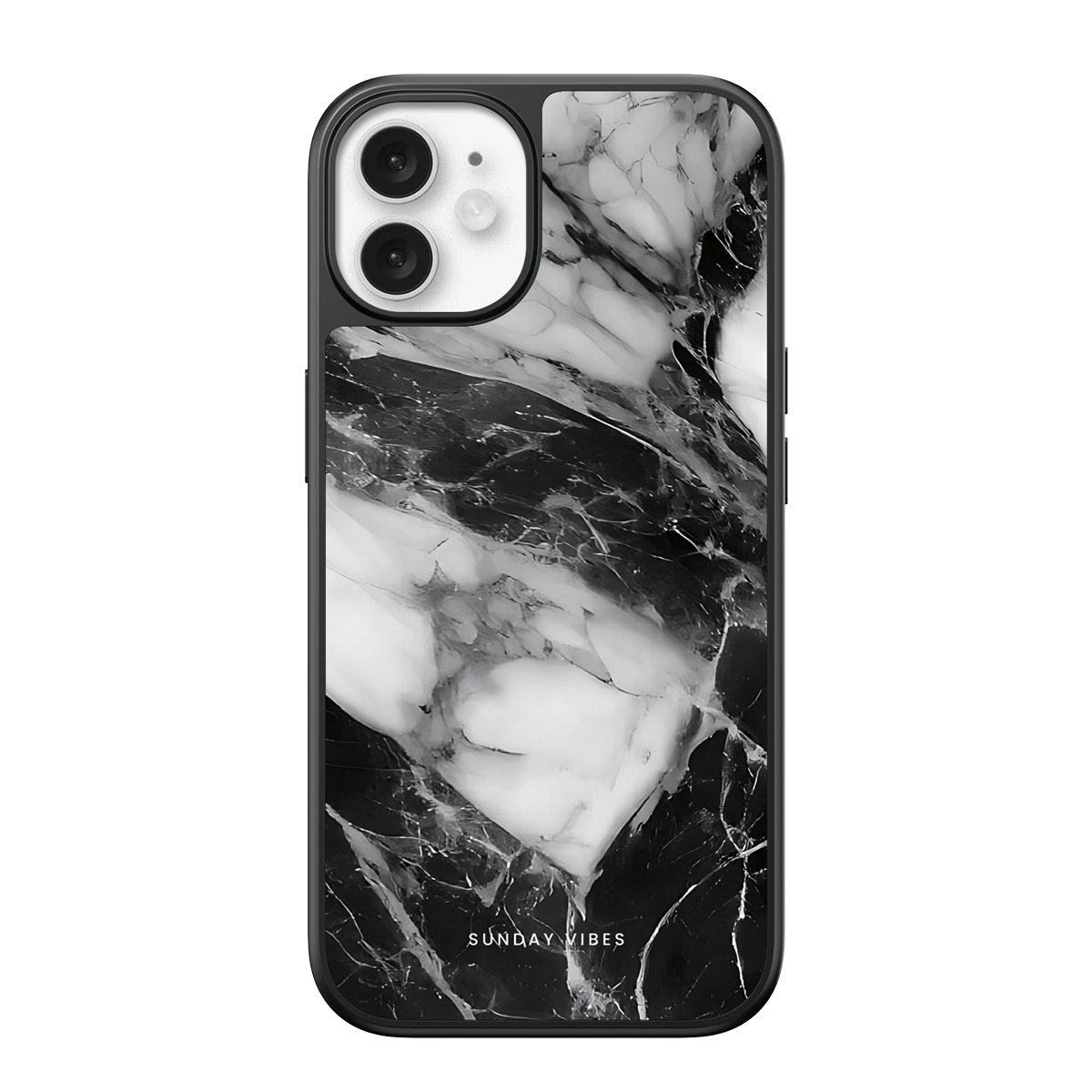 Monochrome Marble iPhone Case