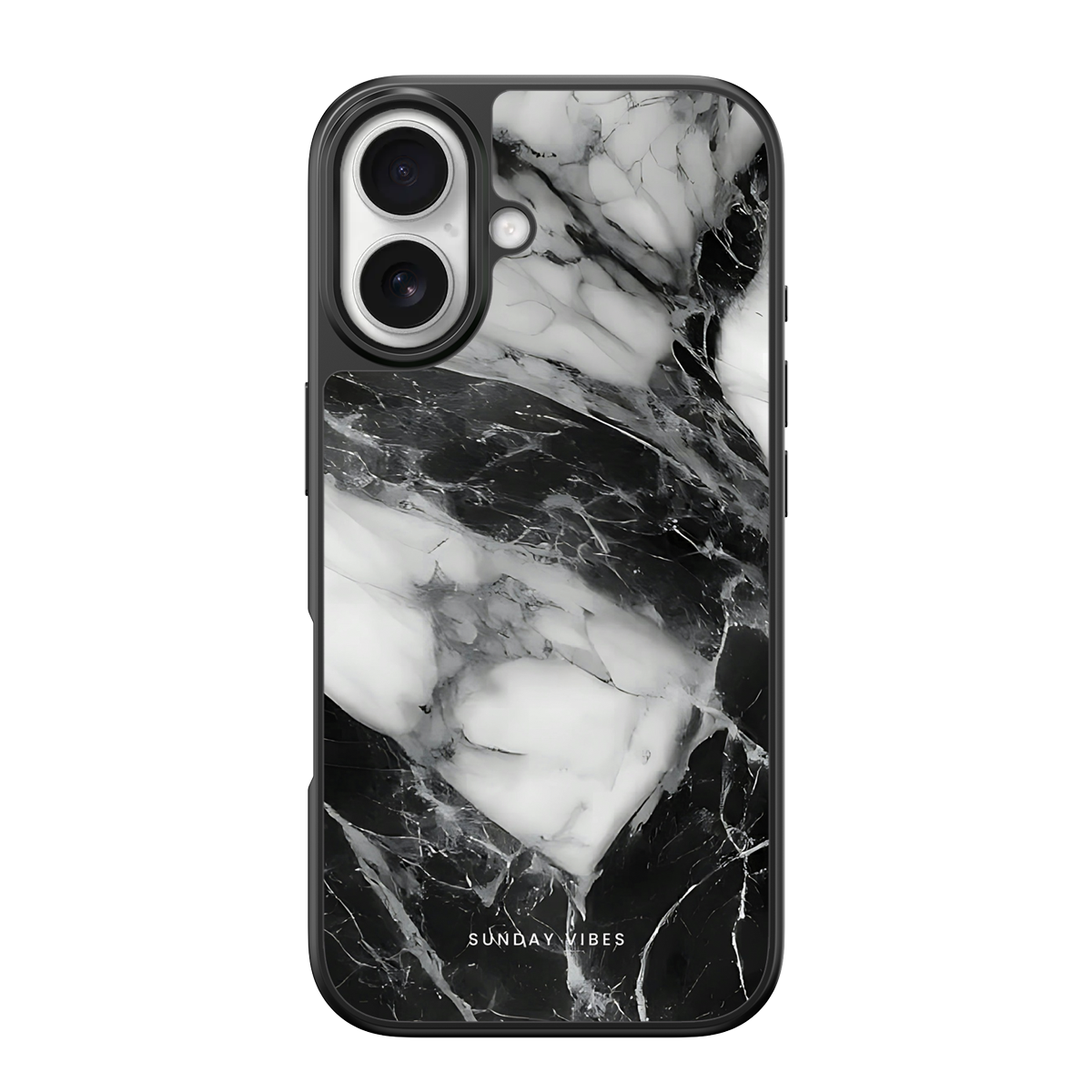 Monochrome Marble iPhone Case
