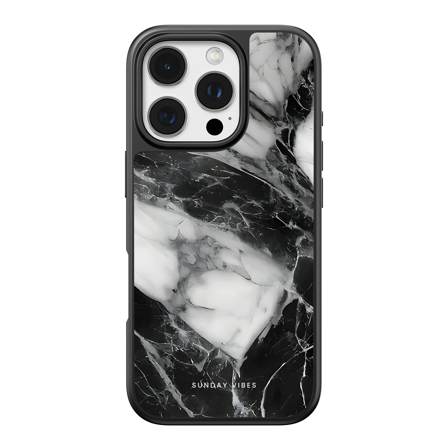 Monochrome Marble iPhone Case