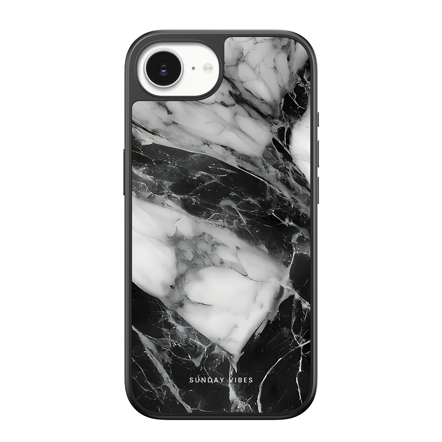Monochrome Marble iPhone Case