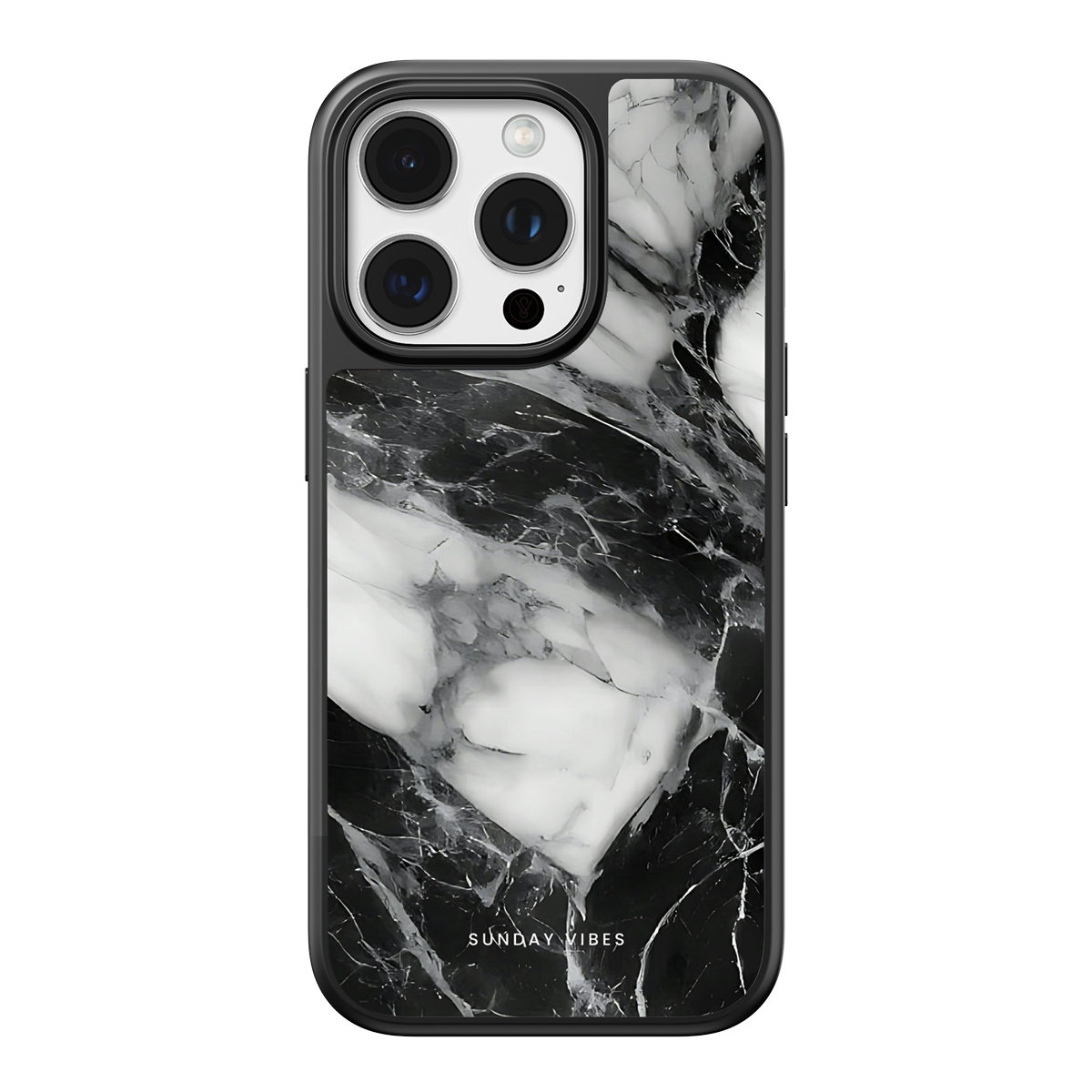 Monochrome Marble iPhone Case
