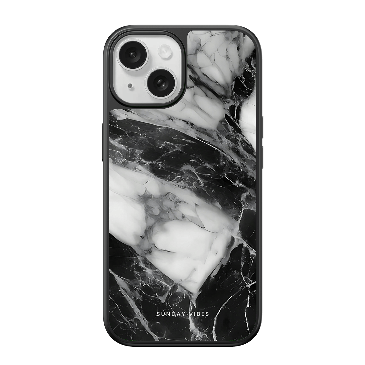 Monochrome Marble iPhone Case