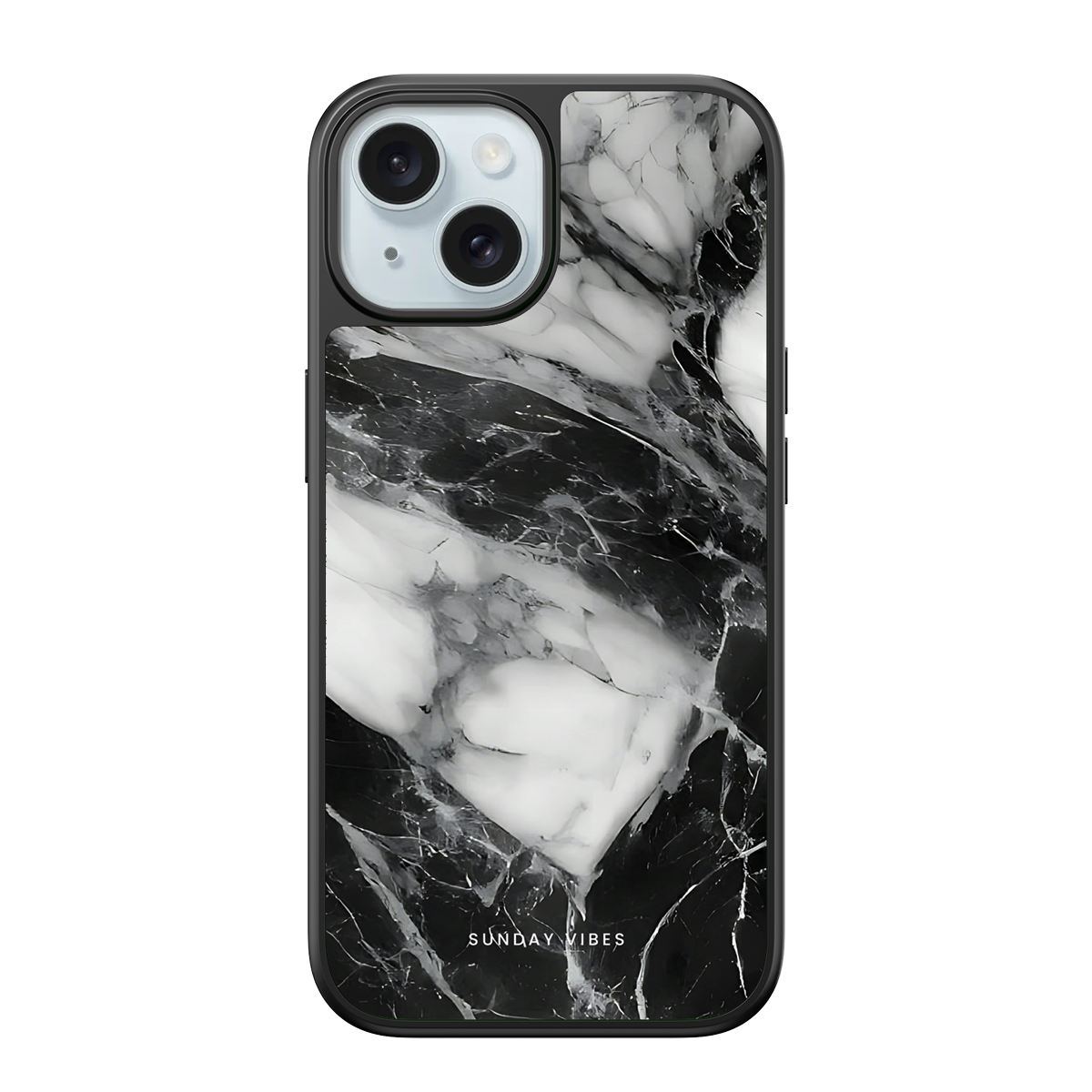 Monochrome Marble iPhone Case