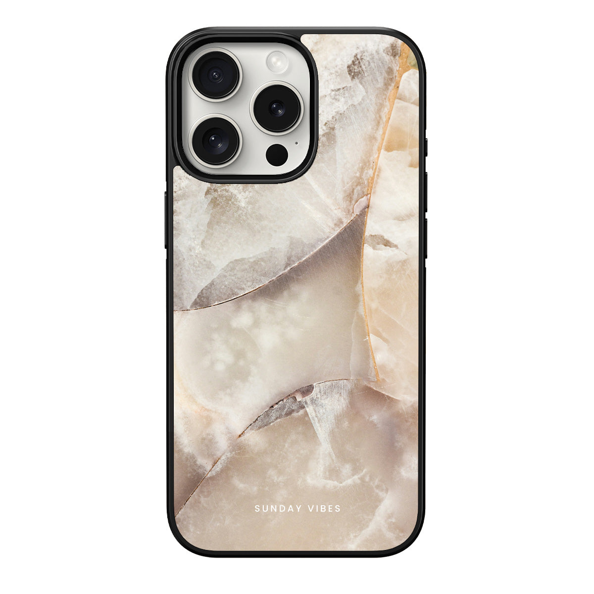 Alabaster Whirl iPhone Case