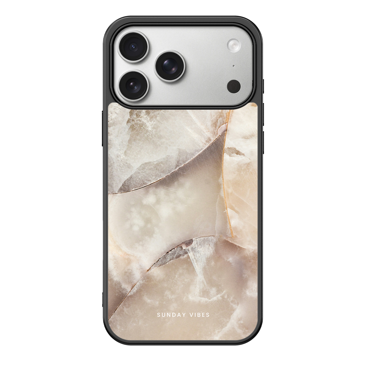 Alabaster Whirl iPhone Case