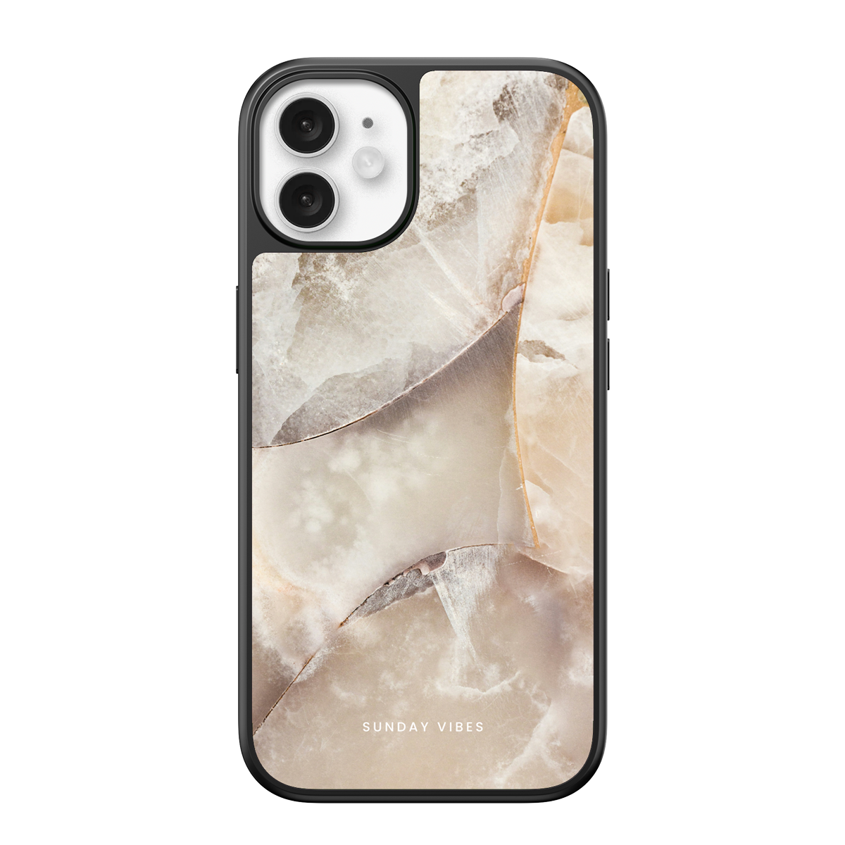 Alabaster Whirl iPhone Case
