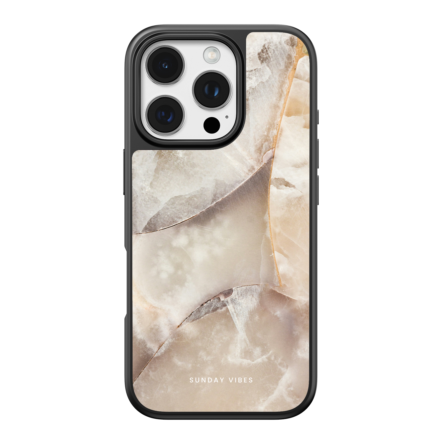 Alabaster Whirl iPhone Case