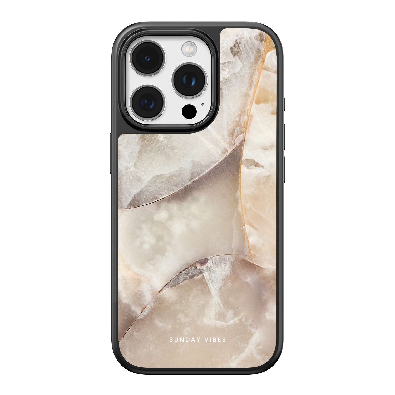Alabaster Whirl iPhone Case