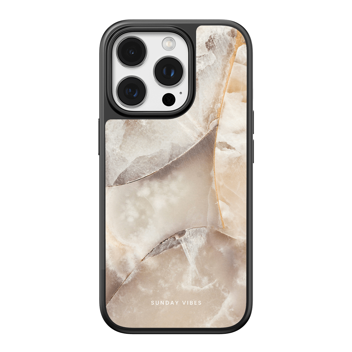 Alabaster Whirl iPhone Case