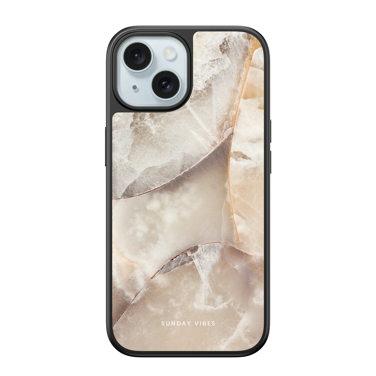 Alabaster Whirl iPhone Case