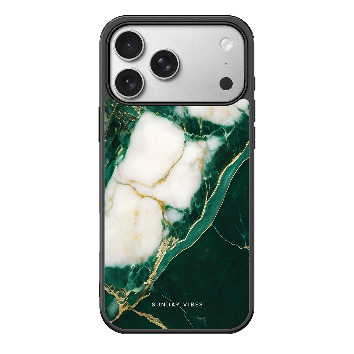 Emerald Vein Marble iPhone Case