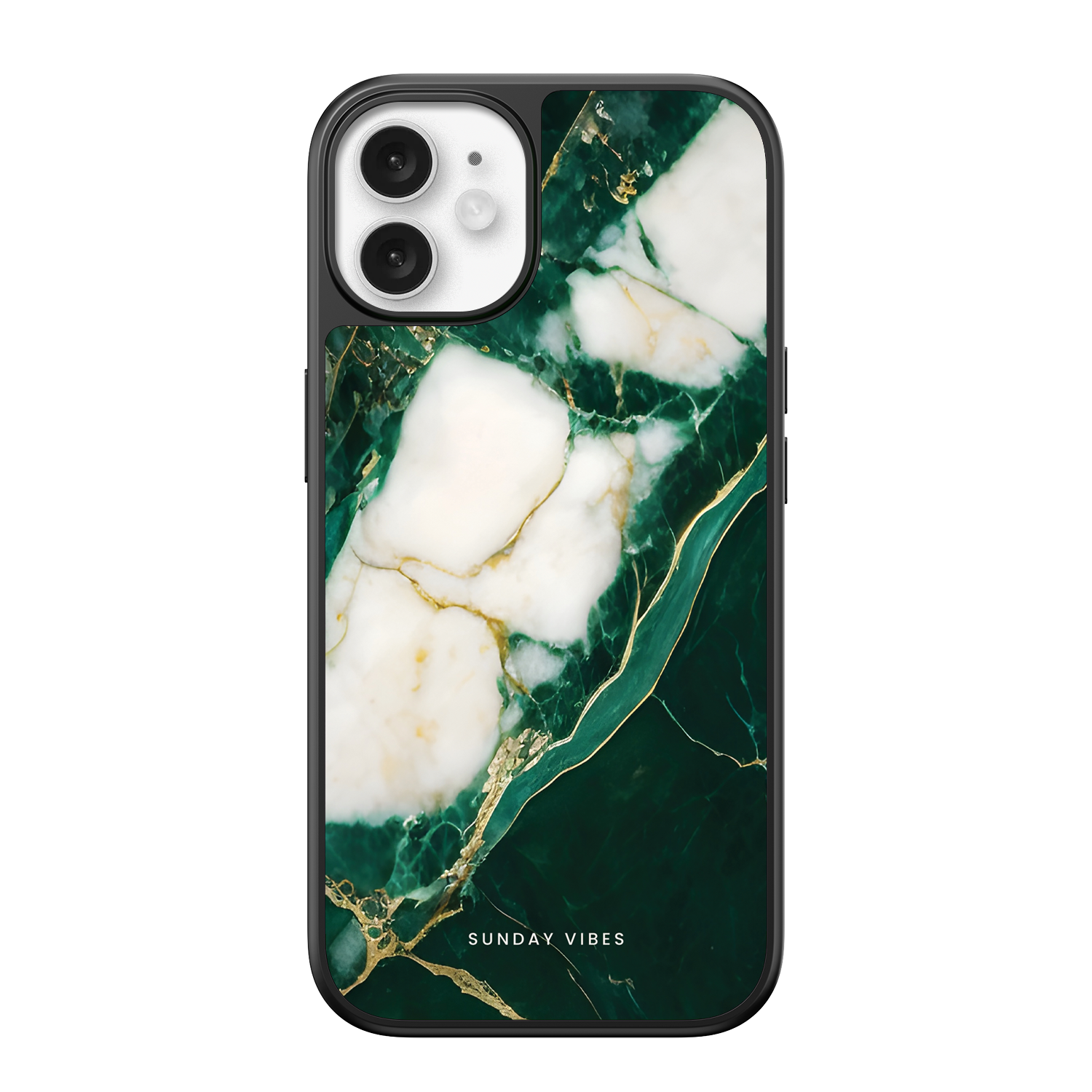 Emerald Vein Marble iPhone Case