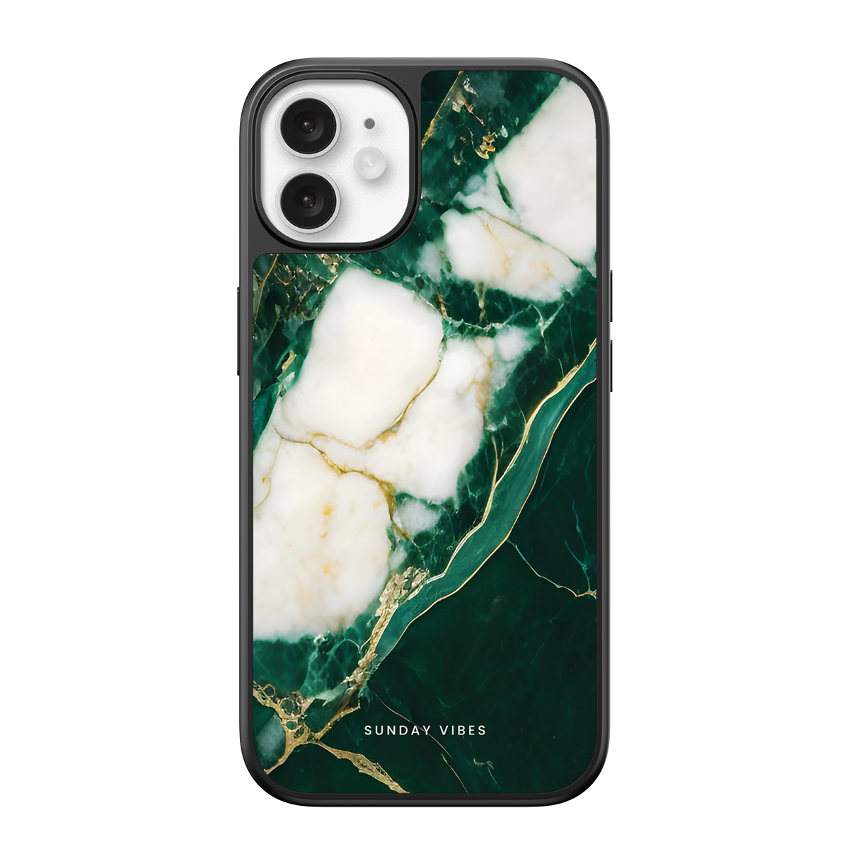 Emerald Vein Marble iPhone Case