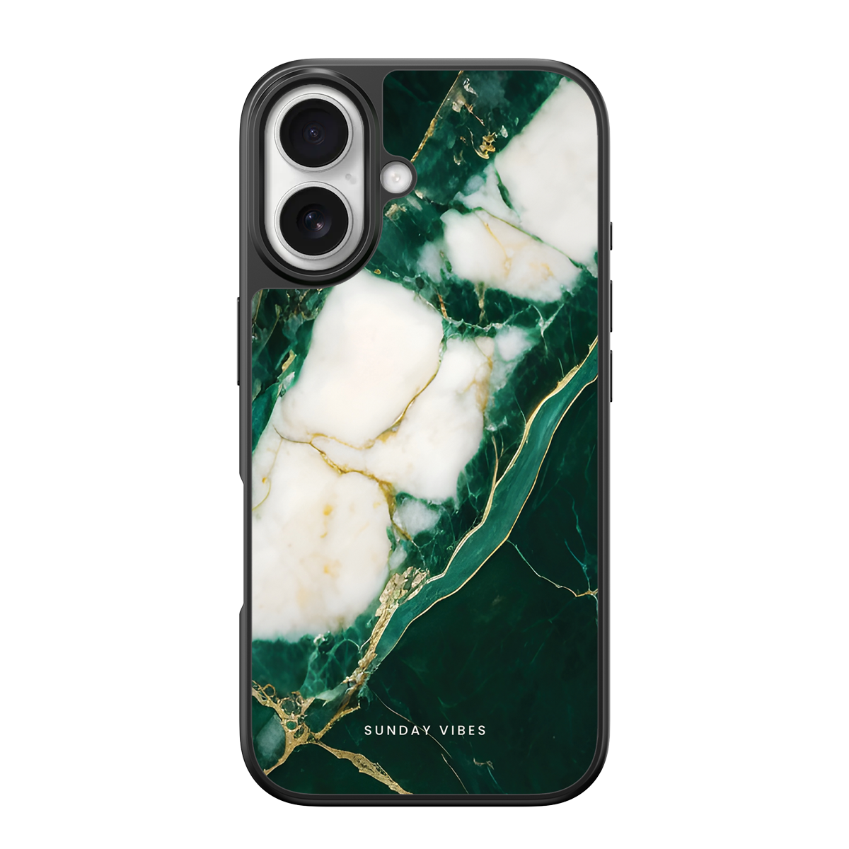 Emerald Vein Marble iPhone Case
