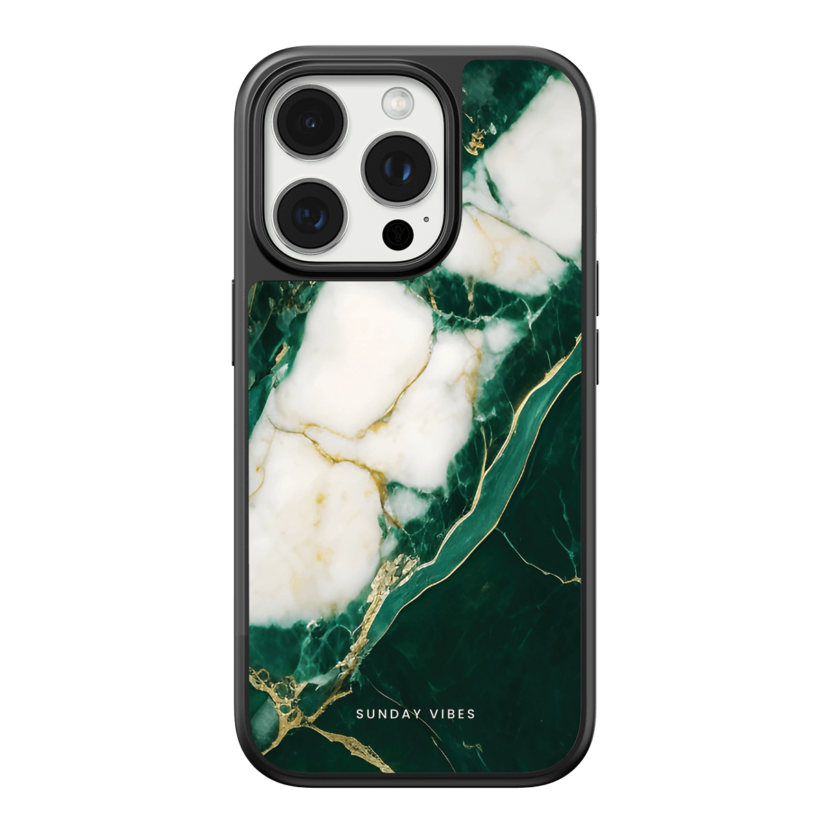 Emerald Vein Marble iPhone Case