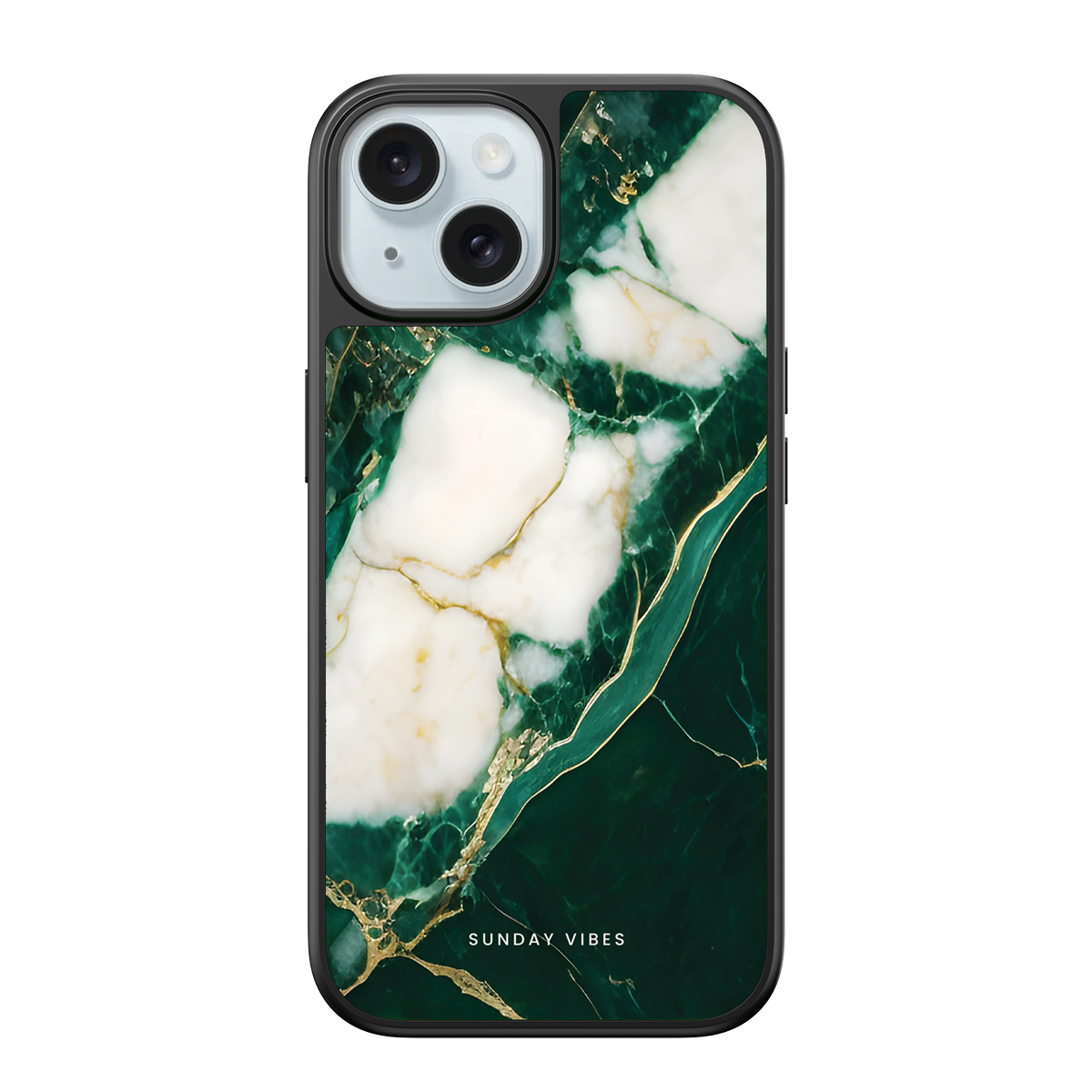 Emerald Vein Marble iPhone Case