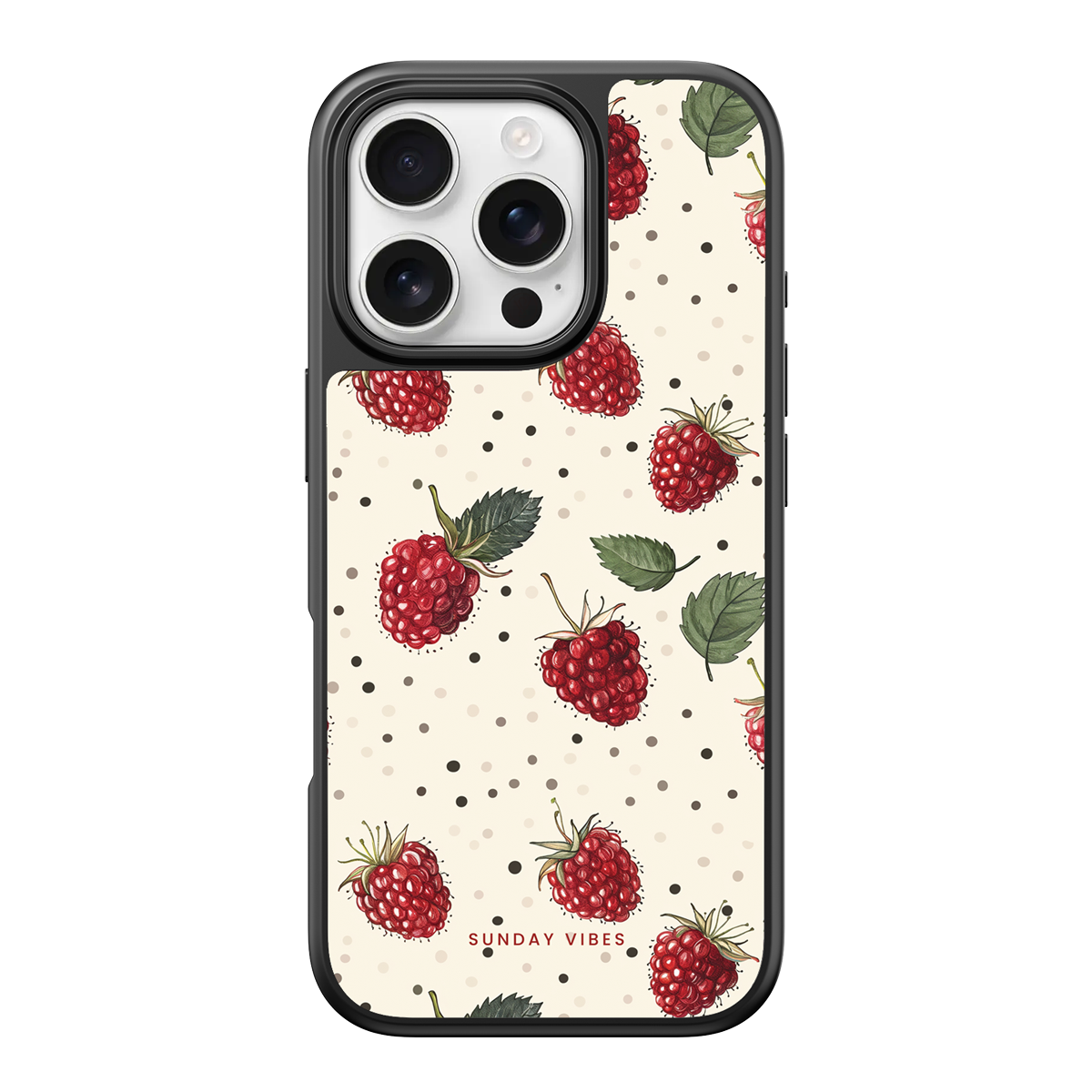 Raspberry Delight iPhone Case